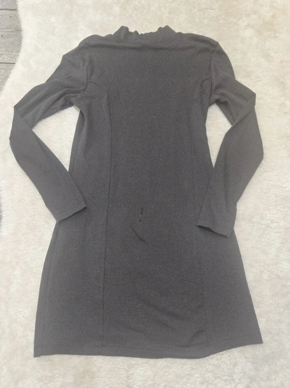 Nike Air Mock Neck Long Sleeve Streetwear Sporty Athleisure Bodycon Dress, M